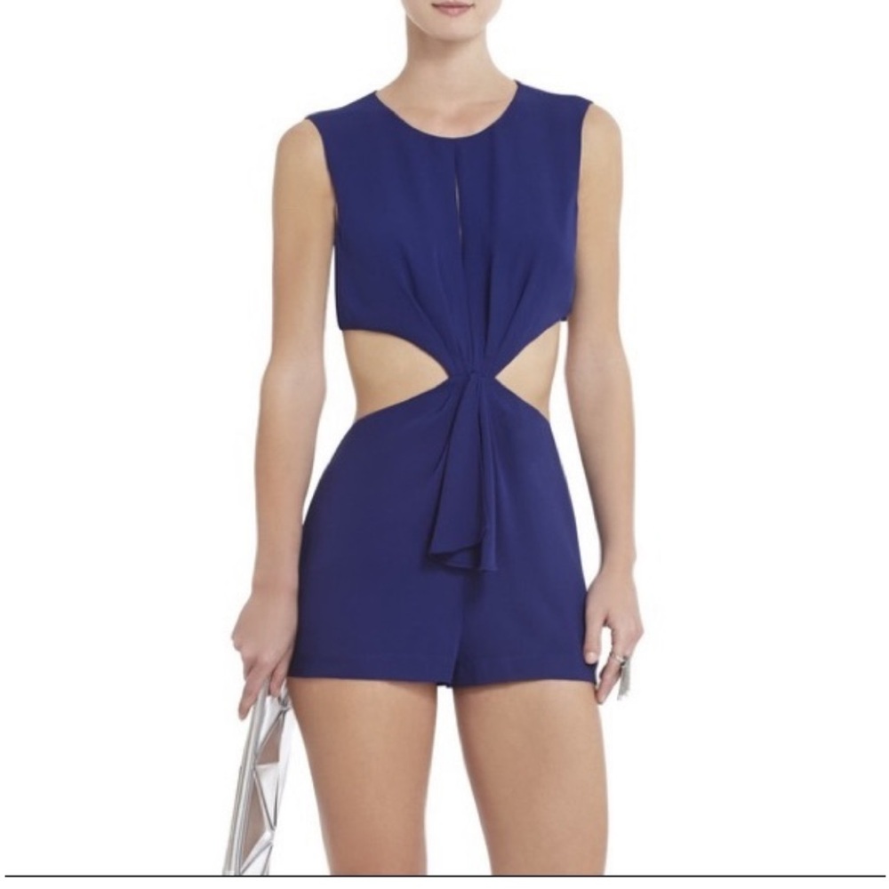 BCBGMAXAZRIA cut-out romper